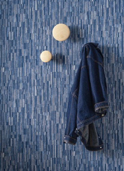 Behang - Denim - Textiles