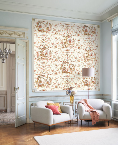 Behang - Toiles de Jouy - Komar Pure