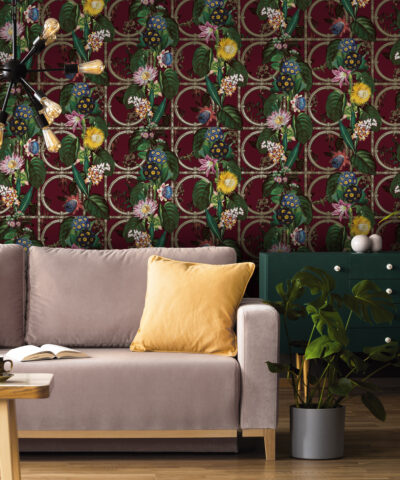 Thema's - Cascading Gardens - Dutch Wallcoverings First Class