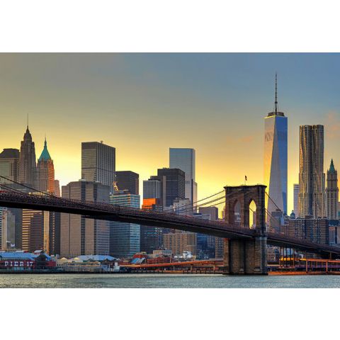 Wizard & Genius Brooklyn Bridge At Sunset