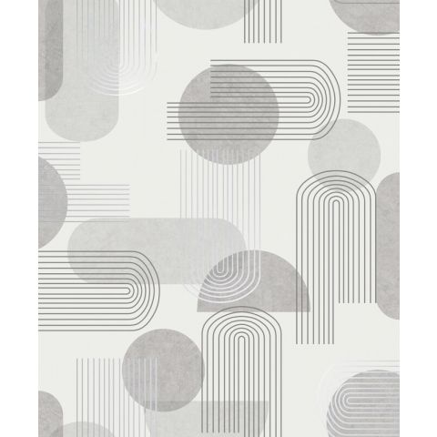 Dutch Wallcoverings Imaginarium II - Arch Geo Black White 13091