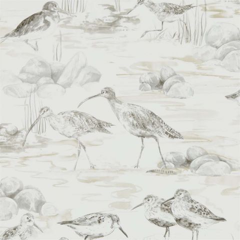 Sanderson Embleton Bay Estuary Birds Chalk / Sepia 216493