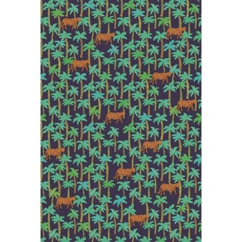 Eijffinger Rice II Palm Trees Navy 383607