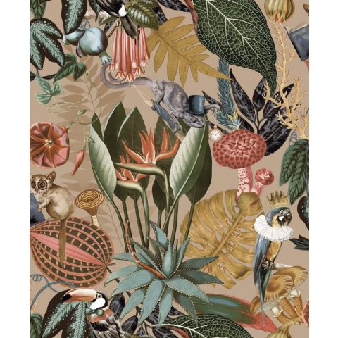 DUTCH WALLCOVERINGS FIRST CLASS ARBORETUM - REVERIE BLACK 91171