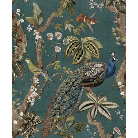 DUTCH WALLCOVERINGS FIRST CLASS ARBORETUM - CASSIA AQUA 91742