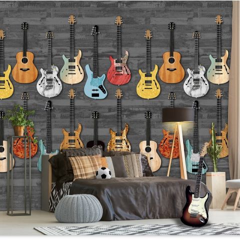 Thomas Kids Walls Muziek Guitarlife INK7090