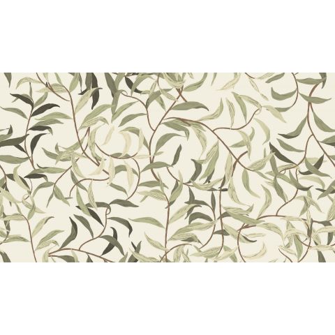 DUTCH WALLCOVERINGS - ANNET WEELINK VOL.1 LOLA LEAVES GREEN