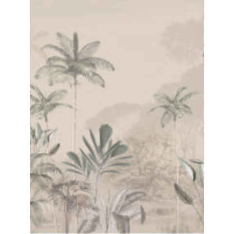 DUTCH WALLCOVERINGS - ANNET WEELINK VOL.1 TROPICAL WILDERNESS SOFT  "REPEATABLE"